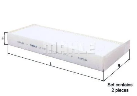 A_Фільтр салону Mahle PEUGEOT 308 \'\'13>> MAHLE / KNECHT LA 1157/S