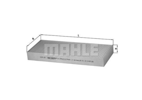 Фільтр салон. (Knecht-mahle) MAHLE / KNECHT LA 279
