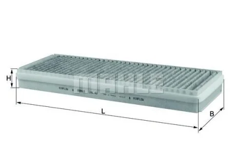 Фильтр салона угольный Daimler MAHLE / KNECHT LAK 43