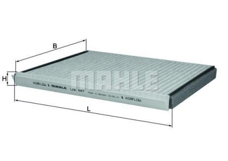 Повітряний фільтр салону MAHLE / KNECHT LAK 447