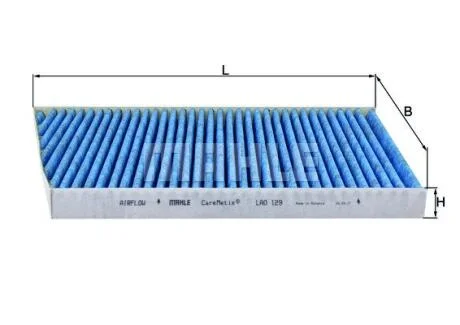Фильтр салона MB W203/S203/CL203/C209/A209 -11 CareMetix MAHLE / KNECHT LAO 129