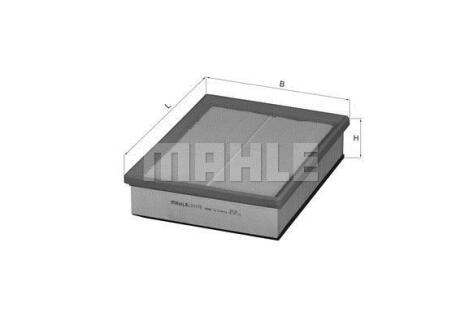 Повітряний фільтр MAHLE / KNECHT LX 1078