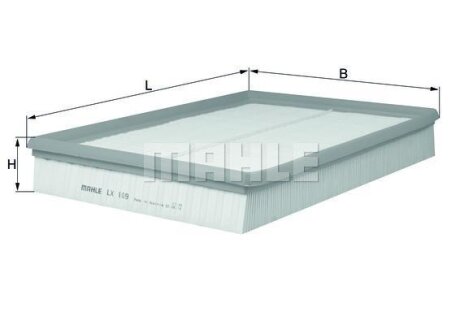 Фільтр повіт. (Knecht-Mahle) MAHLE / KNECHT LX 109