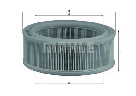 Повітряний фільтр MAHLE / KNECHT LX 140
