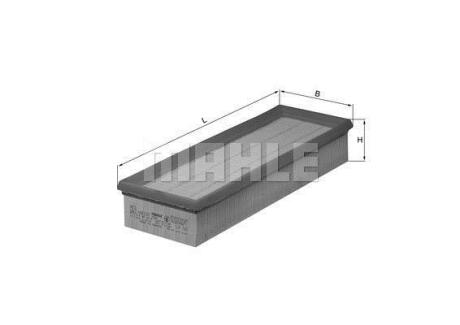 A_Фільтр повітряний Mahle Renault MAHLE / KNECHT LX 143