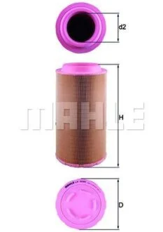 Фільтр повітряний / MF, LIEBHERR, DEUTZ MAHLE / KNECHT LX 2020