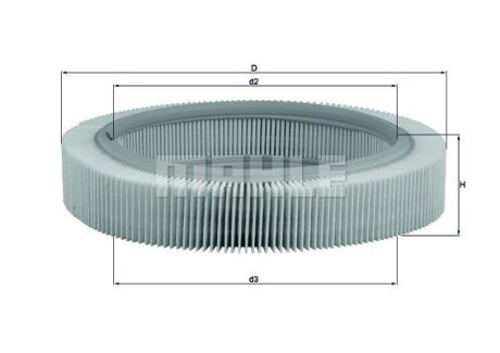 Фильтр воздушный VW MAHLE / KNECHT LX 209