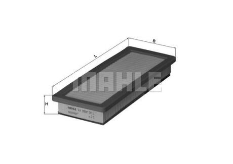Фільтр повітря MAHLE / KNECHT LX 2637