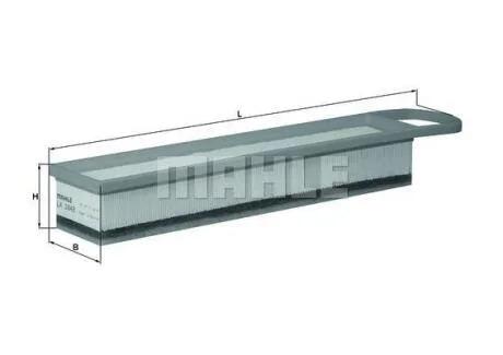 A_Фільтр повітряний Mahle Citroen, Peugeot MAHLE / KNECHT LX 2843