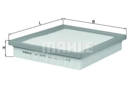 Фильтр воздушный TOYOTA AURIS, PRIUS 1.8 hybrid 09- (KNECHT-MAHLE) MAHLE / KNECHT LX 2870