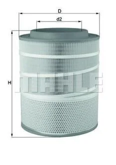 Повітряний фільтр MAHLE / KNECHT LX 3141