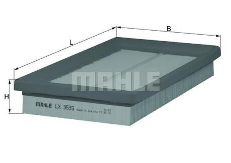 Повітряний фільтр (Воздушный фильтр) MAHLE / KNECHT LX 3535