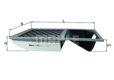 Повітряний фільтр MAHLE / KNECHT LX 3583
