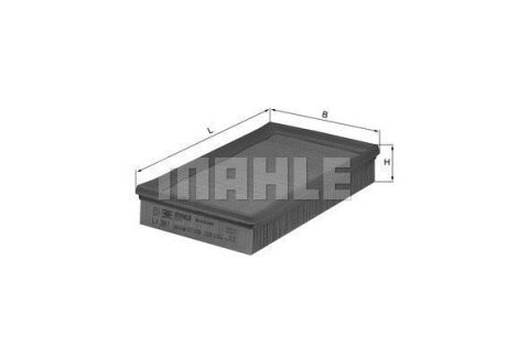 A_Фільтр повітряний Mahle Ford, знято з виробництва MAHLE / KNECHT LX 387