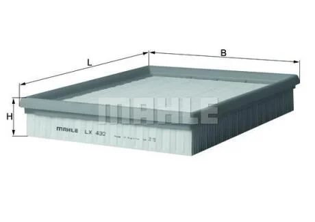 Фільтр повітряний Mahle Opel MAHLE / KNECHT LX 432