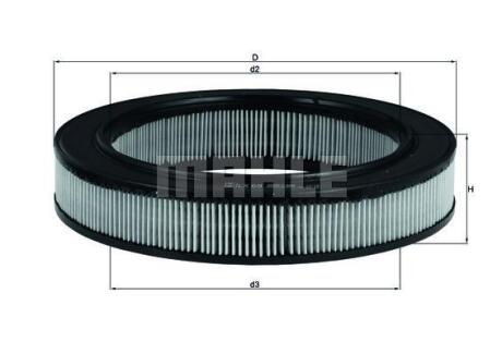 A_Фільтр повітряний Mahle Opel MAHLE / KNECHT LX 69