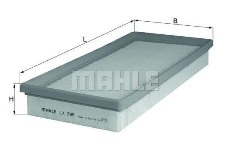 Фільтр пов. (Knecht-Mahle) MAHLE / KNECHT LX 799