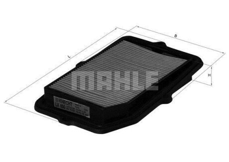 Фильтр воздушный Honda MAHLE / KNECHT LX 850