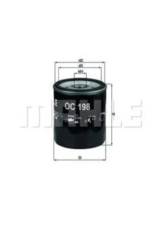 Фільтр масляний / KHD, DIV. MAHLE / KNECHT OC 198