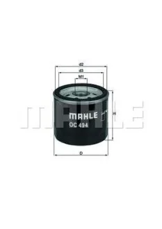 Масляний фiльтр (Масляный фильтр) MAHLE / KNECHT OC 494