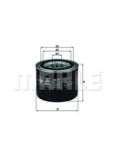 Фільтр масляний Mahle Honda MAHLE / KNECHT OC 77