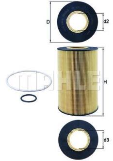 A_Фільтр масляний Mahle MAN MAHLE / KNECHT OX 435D