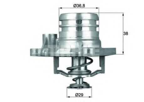 Термостат системи охолодження MAHLE / KNECHT TI 13 92