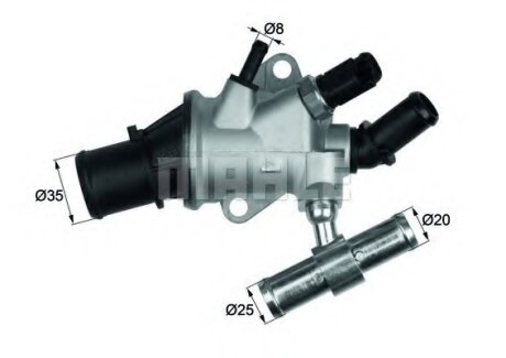 Mahle - Термостат MAHLE / KNECHT TI 157 88