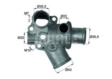 Mahle - Термостат MAHLE / KNECHT TI 94 80D