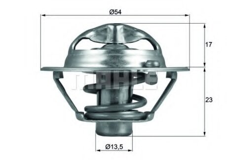 Mahle - Термостат MAHLE / KNECHT TX 118 82D