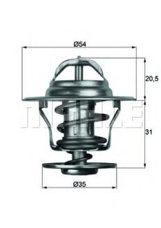 Термостат MAHLE / KNECHT TX 13 75D
