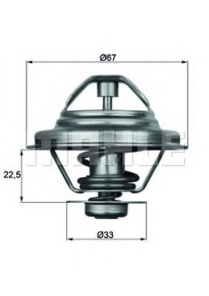 Mahle - Термостат MAHLE / KNECHT TX 24 80D