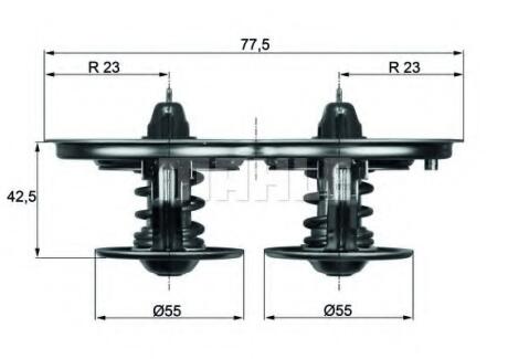 Термостат MAHLE / KNECHT TX 32/1D