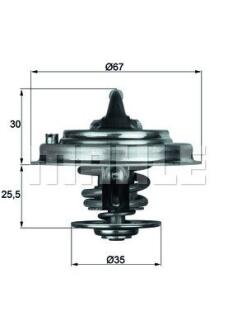 Термостат MAHLE / KNECHT TX 34 87D