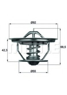 Термостат, охолоджувальна рідина MAHLE / KNECHT TX 35 75