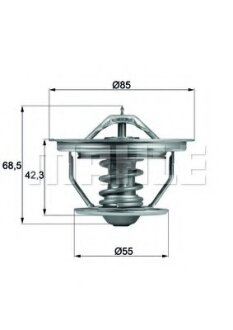 Mahle - Термостат MAHLE / KNECHT TX 57 71
