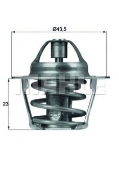 Mahle - Термостат MAHLE / KNECHT TX 61 83