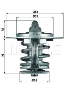 Термостат системи охолодження MAHLE / KNECHT TX 84 77