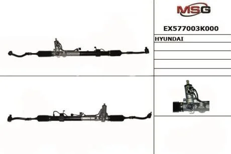 Рульова рейка з ГУР MANDO EX577003K000