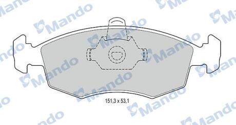 Гальмівні колодки до дисків MANDO MBF015166