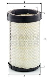 Повітряний фільтр MANN C17017