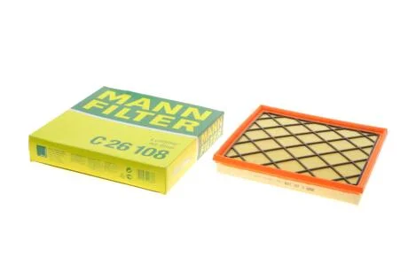 Фільтр повітряний OPEL ASTRA J/ZAFIRA/CHEVROLET CRUZE 1.4-1.8 MANN C 26 108