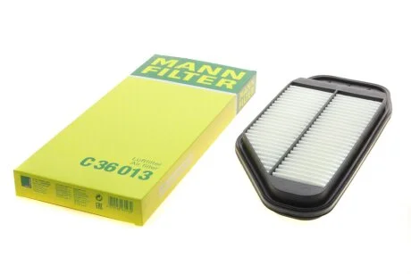 Фильтр воздушный CHEVROLET SPARK 11- 1.0/1.2 DOHC MANN C 36 013