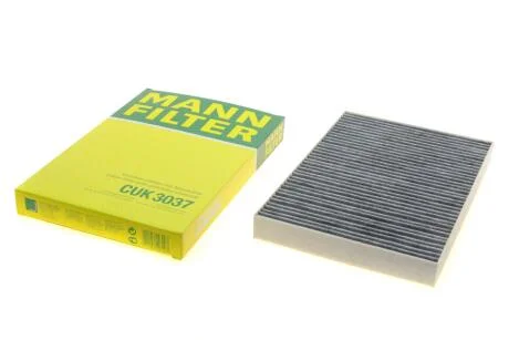 Фильтр салона (300x204x30) (угольний) Audi A4 A6 00-08 MANN CUK 3037