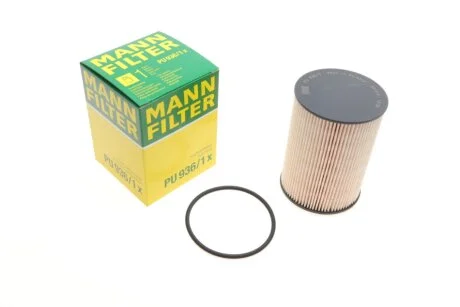 Фото 1 - фільтр паливний MANN PU 936/1 X Фільтр паливний MANN PU 936/1 X (фото 1)