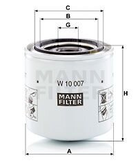 Фільтр гідравлічний MANN W 10 007