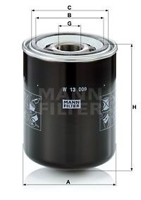 Фільтр гідравлічної системи MANN W 13 009