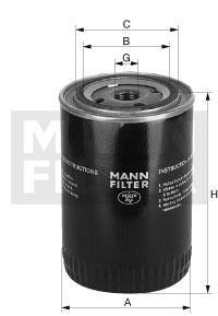 Масляний фiльтр MANN W 712/98