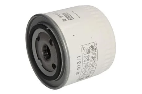 Масляний фільтр (фільтр, що вгвинчується) FENDT 1 FARMER, 2 D FARMER, 3 S FARMER, 3 S FAVORIT, 3 SA FARMER, 3 SA FAVORIT, 4 S FARMER, 4 S FAVORIT, 4 SA FAVORIT, 5 S FARMER, 5 SA FARMER MANN W 913/1