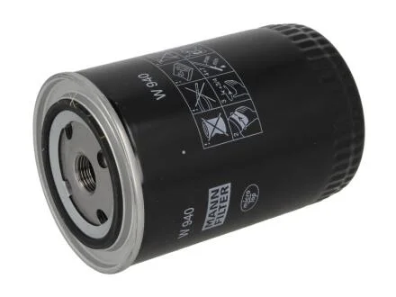 Масляний фільтр (фільтр, що вгвинчується) FENDT 1 FARMER, 2 D FARMER, 3 S FARMER, 3 S FAVORIT, 3 SA FARMER, 3 SA FAVORIT, 4 S FARMER, 4 S FAVORIT, 4 SA FAVORIT, 5 S FARMER, 5 SA FARMER MANN W 940